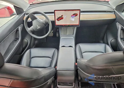 2022 Tesla Model Y from USA, damaged, VIN 7SAYGDEE3NF320564